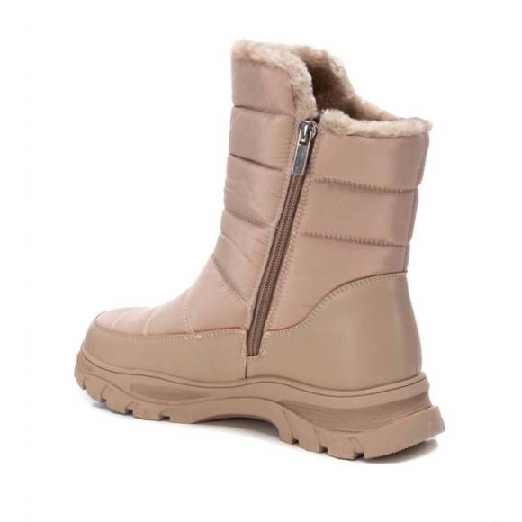 NEW XTI women's winter boots in beige/khaki - Picture 3 of 5